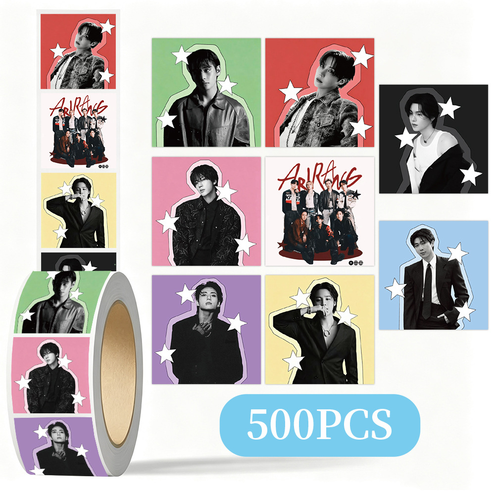 Laptop Accessories All - K-pop BTS Yıldız Temalı Dekoratif Sticker