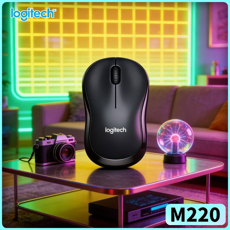 Laptop Electronics Accessories - Logitech M220 Kablosuz Sessiz Mouse 10m