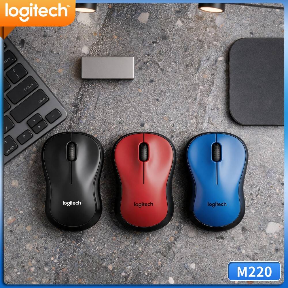 Laptop Electronics Accessories - Logitech M220 Kablosuz Mouse Sessiz Çalışma