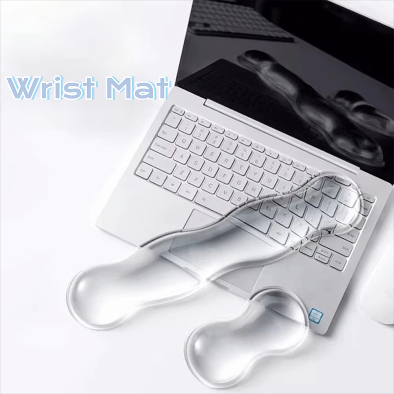Laptop Accessories For Wrist Support - Şeffaf Mouse Pad ve Bilek Desteği