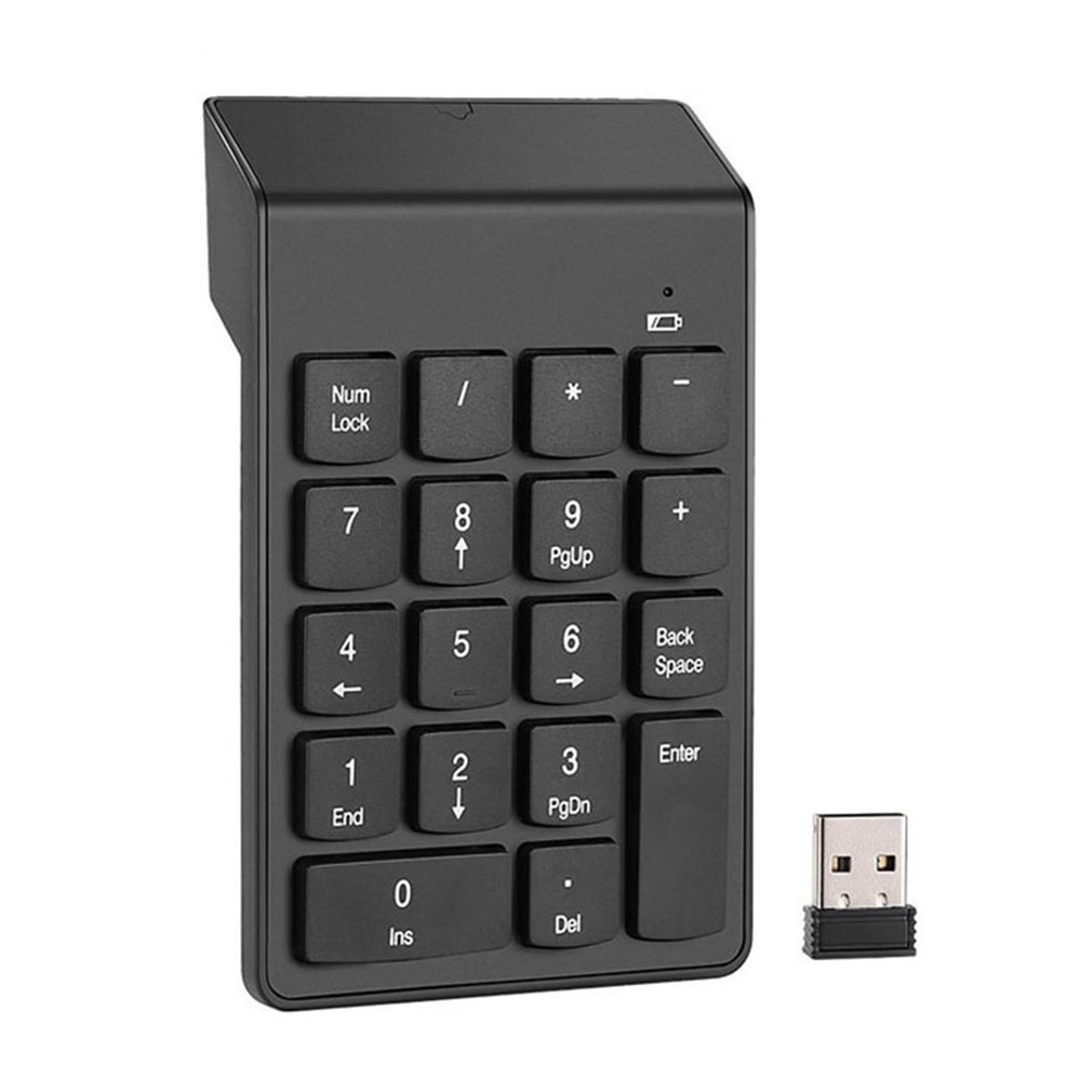Laptop Accessories Uk - 18 Tuşları 2.4G Kablosuz Klavye Mini