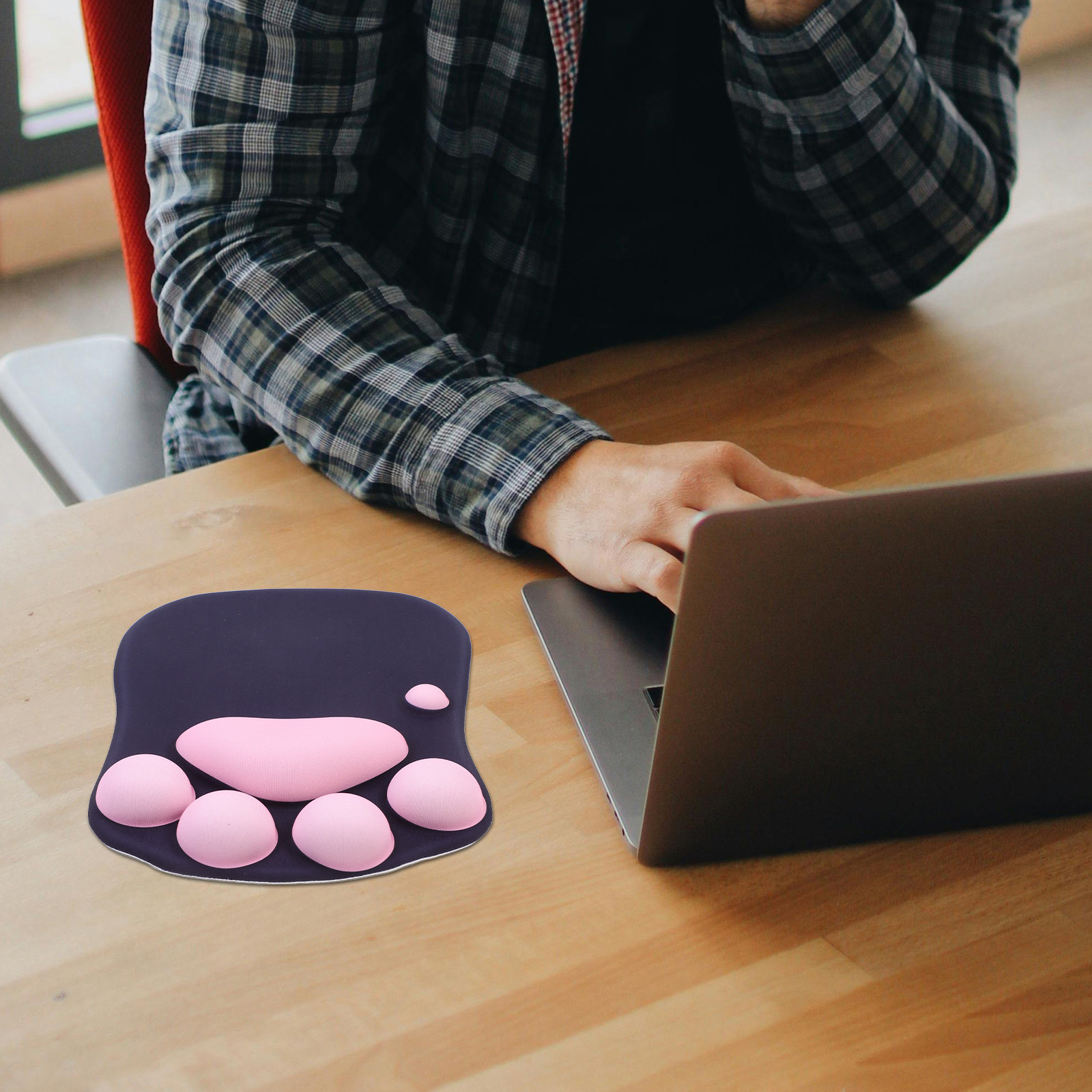 Kedi Pati Desenli Mouse Pad, S - Laptop Accessories For Wrist Support incelemesi ve fiyatı