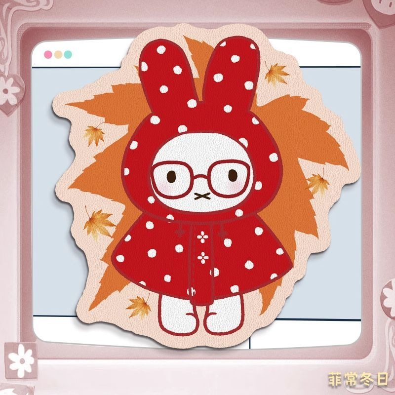 Anime Miffy Deri Mouse Pad, Bi - Laptop Accessories For Wrist Support incelemesi ve fiyatı