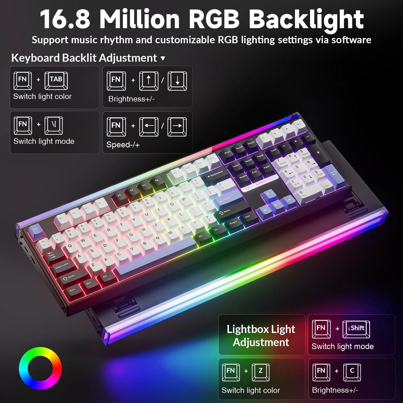 AULA H108 Üç Modlu Mekanik Kla - Laptop Accessories Uk incelemesi ve fiyatı