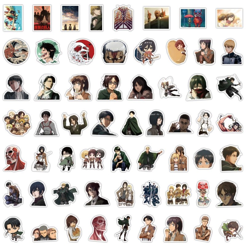 60 adet Titan Anime çıkartmala - Laptop Original Accessories incelemesi ve fiyatı