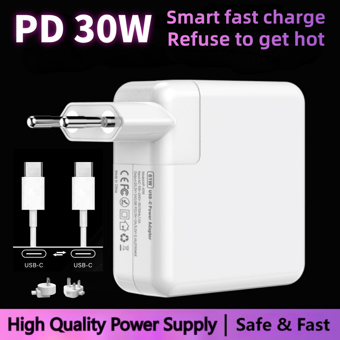 30W PD Tip-C Dizüstü Dizüstü B - Laptop Accessories Uk incelemesi ve fiyatı